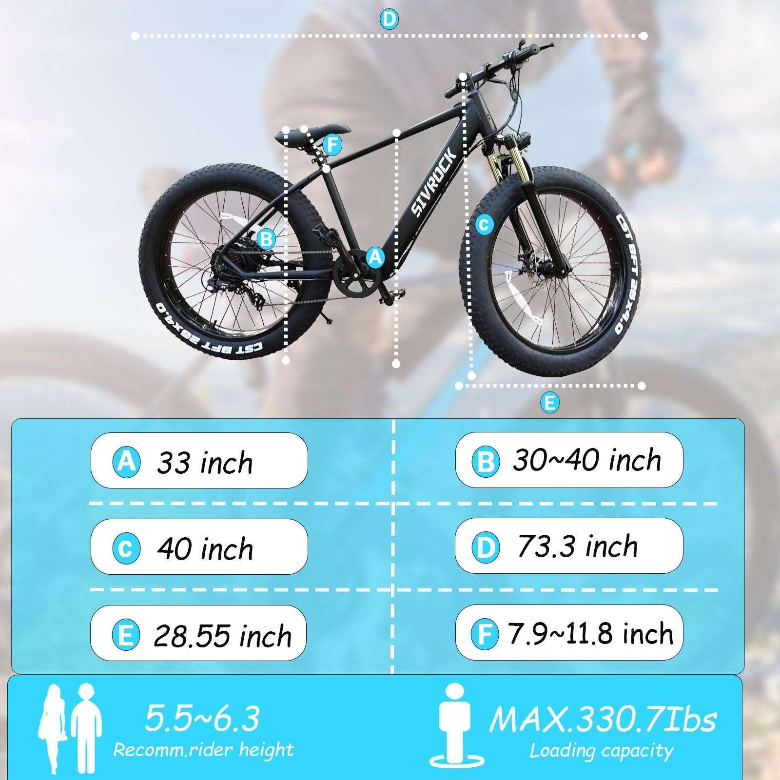 26'' Electric Bike 1000W