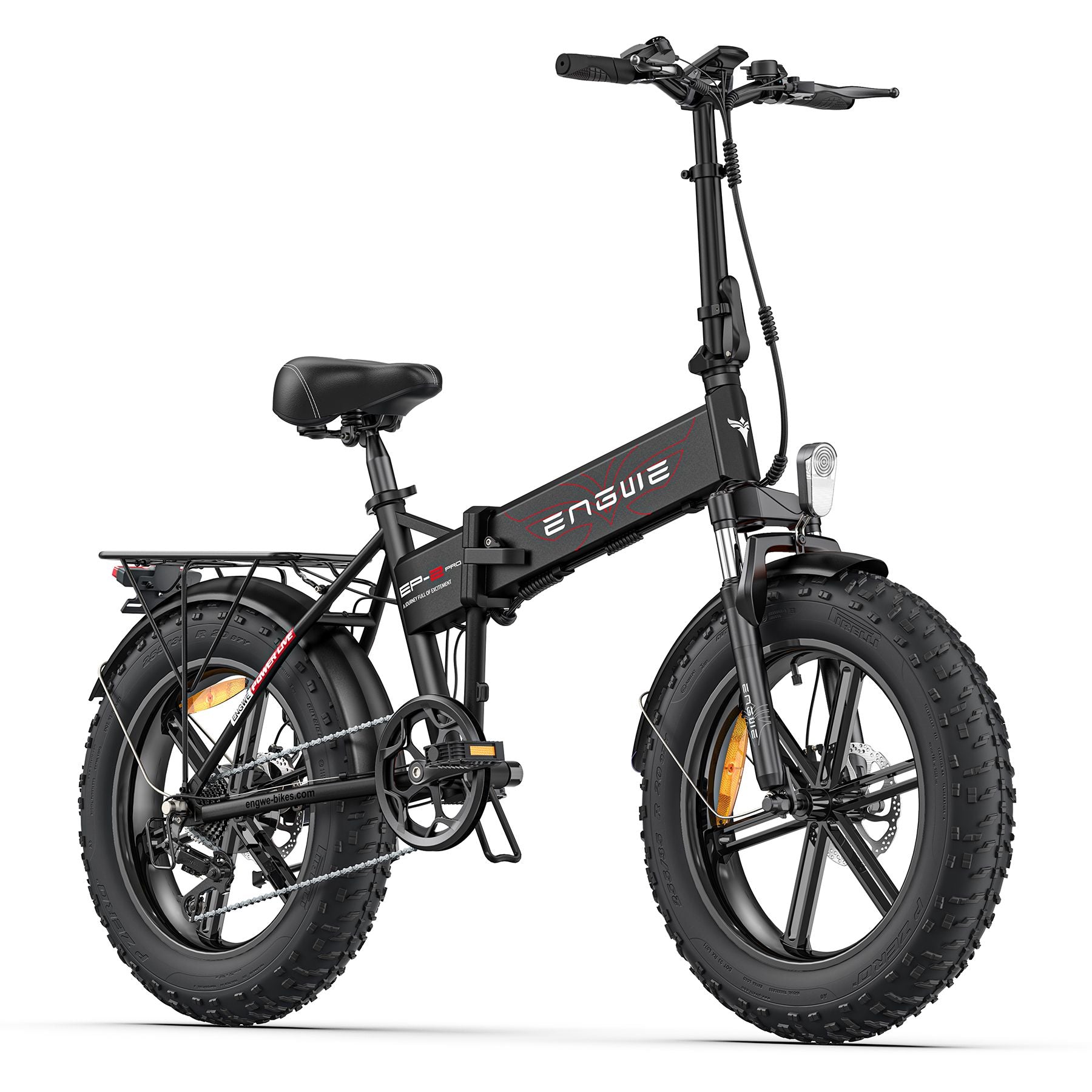 Engwe EP-2 Pro 750W Fat E-Bike – 13Ah Battery, 20x4.0 Snow Tires, Front Suspension