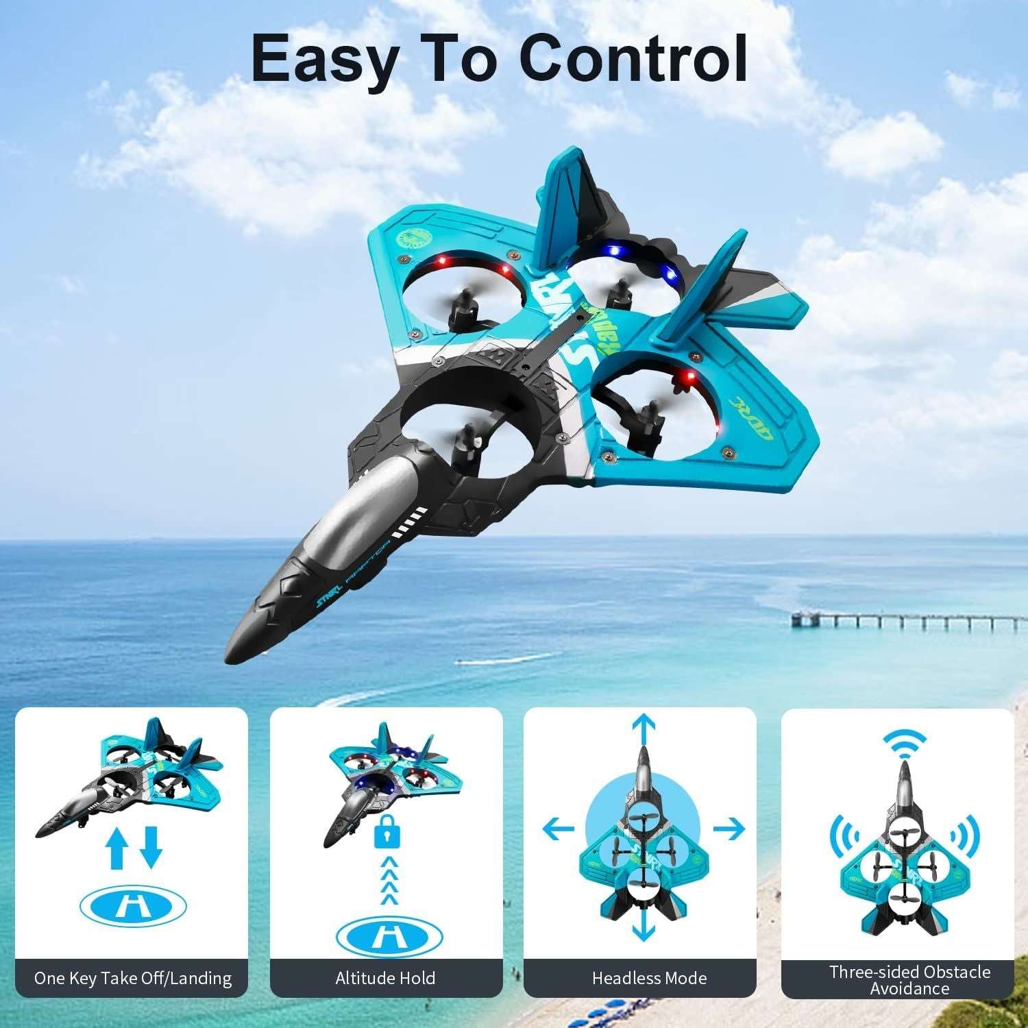 4DRC V17 Remote Control Plane RC Airplanes