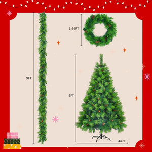 6FT Grass Green Christmas Tree