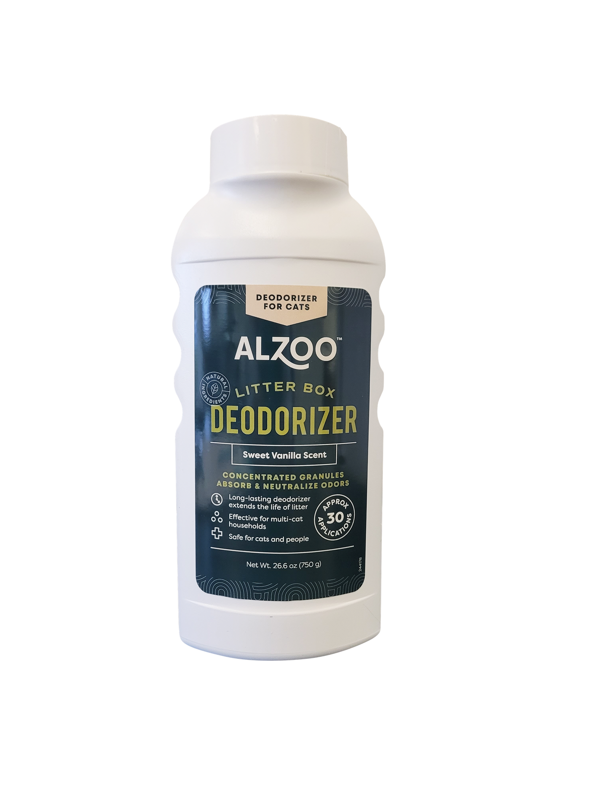 ALZOO Plant-Based Cat Litter Deodorizer, Sweet Vanilla